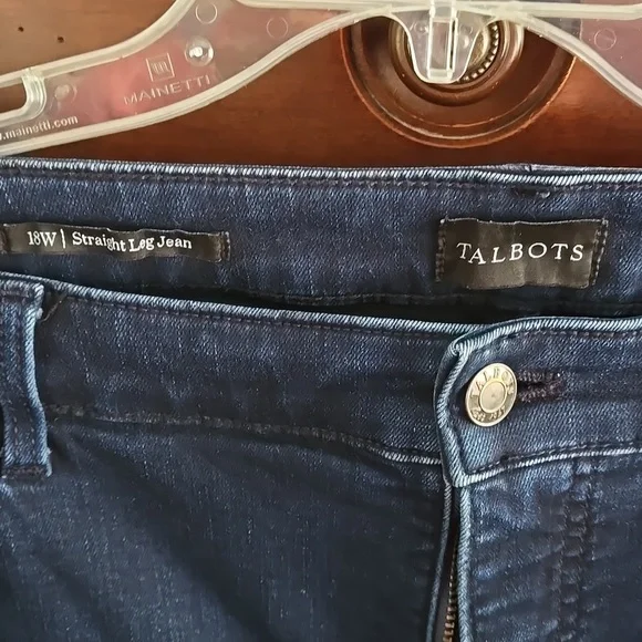 Talbot's Straight Leg Jeans Size 18W. Like new. - Picture 2 of 7